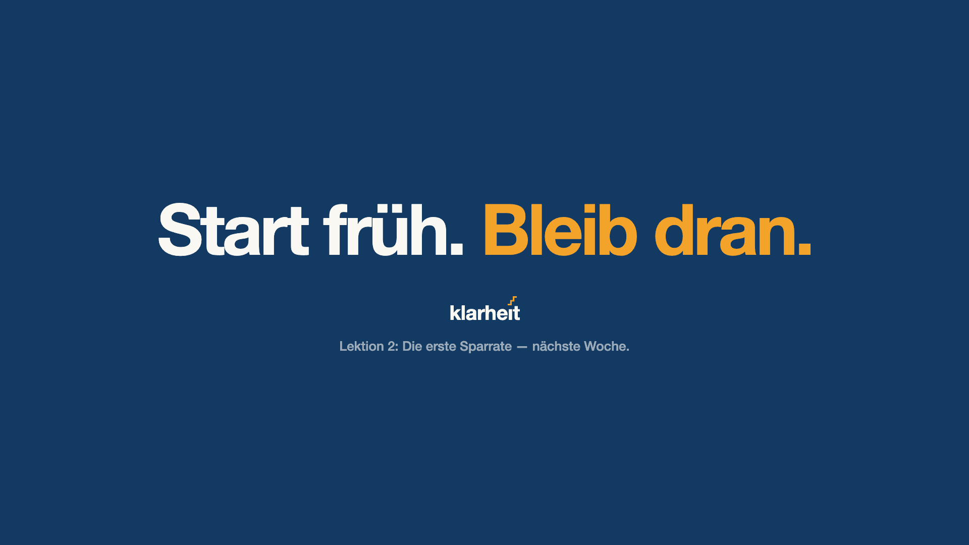 Klarheit Akademie — 2